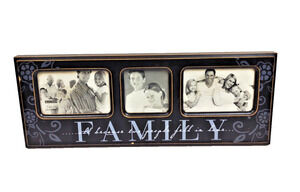 3 Hole Collage Family Frame Malden International Holds Two 4x6” & 4x4" Photos